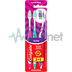 Colgate Zigzag Toothbrush Medium 2+1 Free Offer