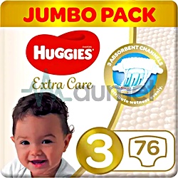 Huggies Jumpo Pack S3 76 Diapers