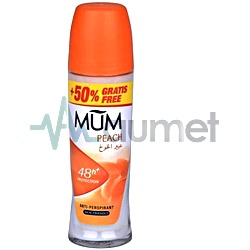 Mum Peach Deodorant Roll On 75ml