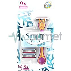 Gillette Simply Venus 6+3Pcs