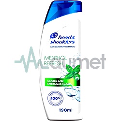 Head & Shoulders Menthol Refresh Shampoo 190ml