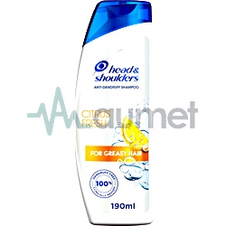 Head & Shoulders Citrus Fresh Shampoo 190ml