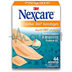 Nexcare Active 360 Degree 44Pcs