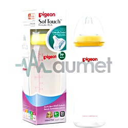 Pigeon 6M+ Soft Touch Feeding Bottle 330ml