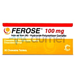 Ferose F 350mcg/100mg Tablet 30
